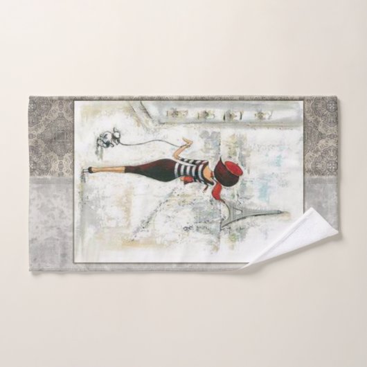 Paris Frankreich Badezimmer Handtuch Sets (Handtuch)