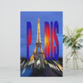 Paris Frankreich Briefpapier (Stehend Vorderseite)