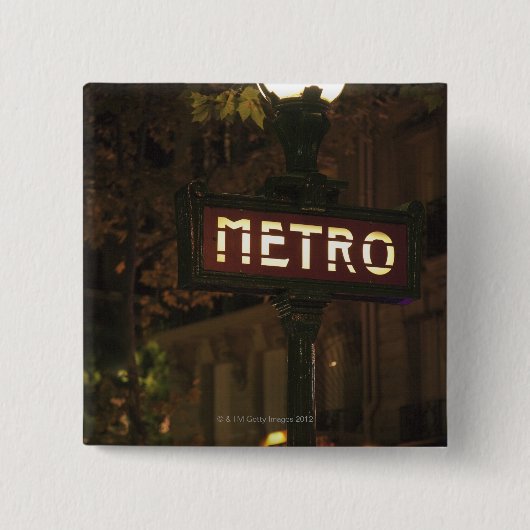 Paris, Frankreich Button (Vorderseite)