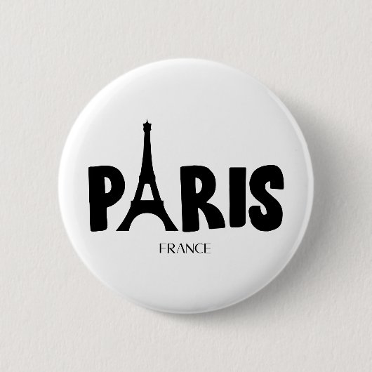 Paris Frankreich Button (Vorderseite)