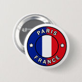 Paris Frankreich Button (Vorne & Hinten)