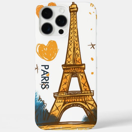 Paris Frankreich Case-Mate iPhone Hülle (Rückseite)