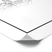 Paris Frankreich City Map Travel Simple Poster (Ecke)