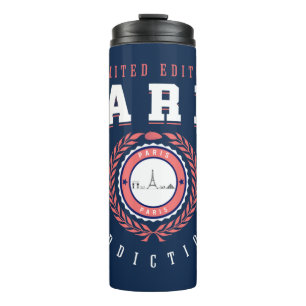 Paris Frankreich City Traveller Sports Style Thermosbecher