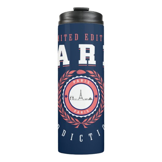 Paris Frankreich City Traveller Sports Style Thermosbecher (Vorderseite)