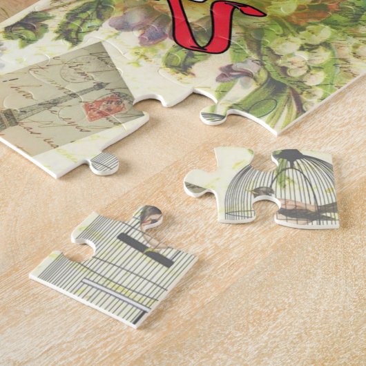 Paris Frankreich Dekorative Jigsaw Puzzle (Seite)