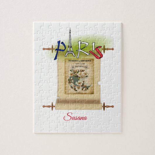 Paris Frankreich Dekorative Jigsaw Puzzle (Vertikal)