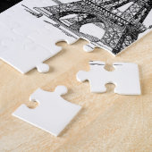 Paris Frankreich Dekorative Jigsaw Puzzle (Seite)