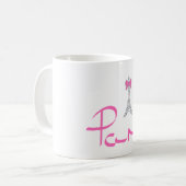 Paris, Frankreich, Eiffel, Frankreich Kaffeetasse (Vorderseite Links)