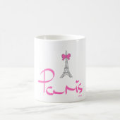 Paris, Frankreich, Eiffel, Frankreich Kaffeetasse (Mittel)