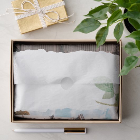 PARIS, Frankreich. Eiffel, Louvre, Triumphbogen Seidenpapier (Geschenk)