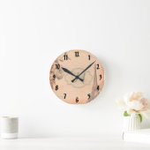 Paris Frankreich Eiffel Monogramm Initial Wanduhr (Zuhause)