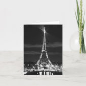 PARIS Frankreich EIFFEL TOWER City of Lights Note  Karte (Vorderseite)