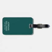 Paris Frankreich - Eiffel Tower Gepäckanhänger (Rückseite horizontal)