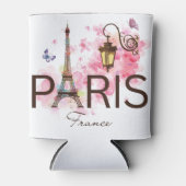 Paris Frankreich Eiffel Tower & Lamp Dosenkühler (Vorderseite)
