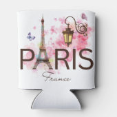 Paris Frankreich Eiffel Tower & Lamp Dosenkühler (Rückseite)