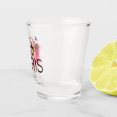 Paris Frankreich Eiffel Tower & Lamp Schnapsglas (Rechts)