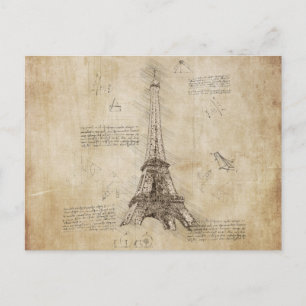 Paris Frankreich - Eiffel Tower Postkarte