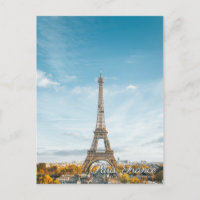 Paris Frankreich Eiffel Tower Postkarte