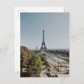 Paris Frankreich Eiffel Tower Postkarte (Vorne/Hinten)