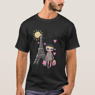 Paris Frankreich Eiffel Tower Retro Souvenir Gift  T-Shirt