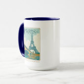 Paris Frankreich - Eiffel Tower Tasse (Vorderseite Links)