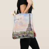 Paris Frankreich Eiffelturm Fluss Seine Tasche (Von Nahem)