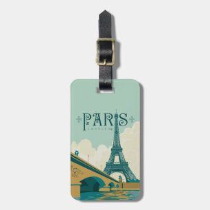 Paris Frankreich - Eiffelturm Gepäckanhänger