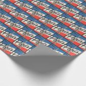 Paris Frankreich | Eiffelturm Geschenkpapier (Ecke)