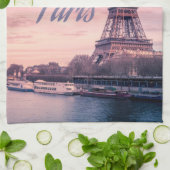 Paris-Frankreich-Eiffelturm Geschirrtuch (Gefaltet)