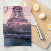 Paris-Frankreich-Eiffelturm Geschirrtuch (Viertel Falte)