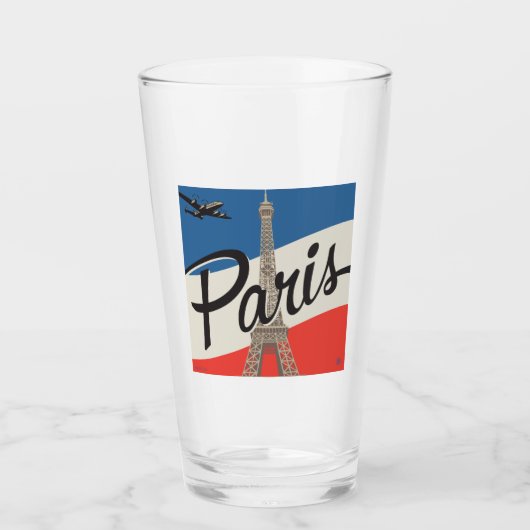 Paris Frankreich | Eiffelturm Glas (Vorderseite)