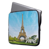 Paris, Frankreich | Eiffelturm Laptopschutzhülle (Vorderseite Links)