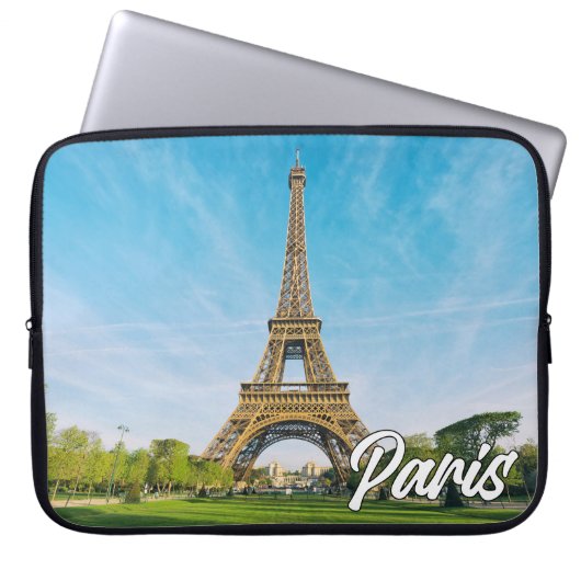 Paris, Frankreich | Eiffelturm Laptopschutzhülle (Vorderseite)