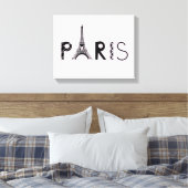 Paris, Frankreich | Eiffelturm Leinwanddruck (Insitu (Schlafzimmer))