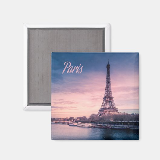 Paris-Frankreich-Eiffelturm Magnet (Vorderseite/Rückseite)