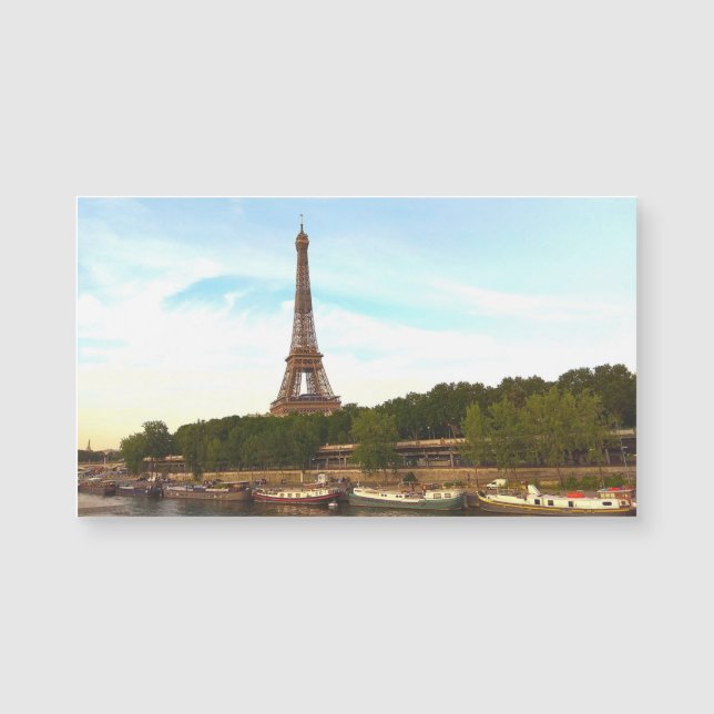 Paris. Frankreich.Eiffelturm Magnetkarte (Vorderseite)