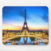 Paris, Frankreich | Eiffelturm Mousepad (Vorne)