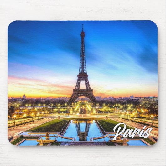 Paris, Frankreich | Eiffelturm Mousepad (Vorne)