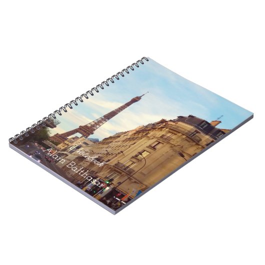 Paris. Frankreich. Eiffelturm Notizblock (Linke Seite)