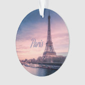Paris-Frankreich-Eiffelturm Ornament (Vorderseite)