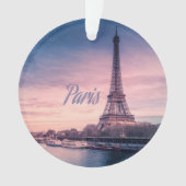 Paris-Frankreich-Eiffelturm Ornament (Vorderseite)