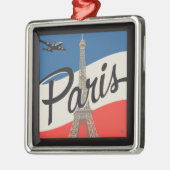 Paris Frankreich | Eiffelturm Ornament Aus Metall (Links)