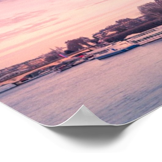 Paris-Frankreich-Eiffelturm Poster (Ecke)