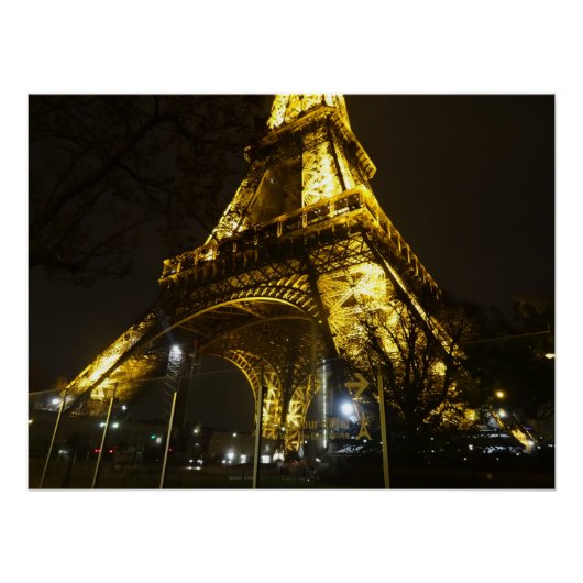 Paris. Frankreich. Eiffelturm Poster (Vorderseite)