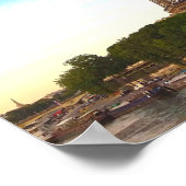 Paris. Frankreich. Eiffelturm. Poster (Ecke)