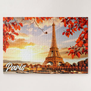 Paris, Frankreich   Eiffelturm Puzzle