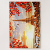 Paris, Frankreich | Eiffelturm Puzzle (Vertikal)