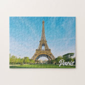 Paris, Frankreich | Eiffelturm Puzzle (Horizontal)