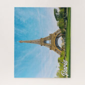 Paris, Frankreich | Eiffelturm Puzzle (Vertikal)